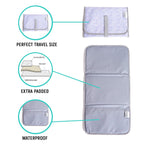 Baby Changing Pad | Fully Padded for Baby'S | Foldable Large Waterproof Mat | Portable Travel Station for Toddlers Infants & Newborns (Grey)