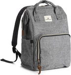 Diaper Bag Backpack Multifunctional Travel Back Pack Maternity Baby Changing Bags Waterproof Large Capacity for Baby Care Gray