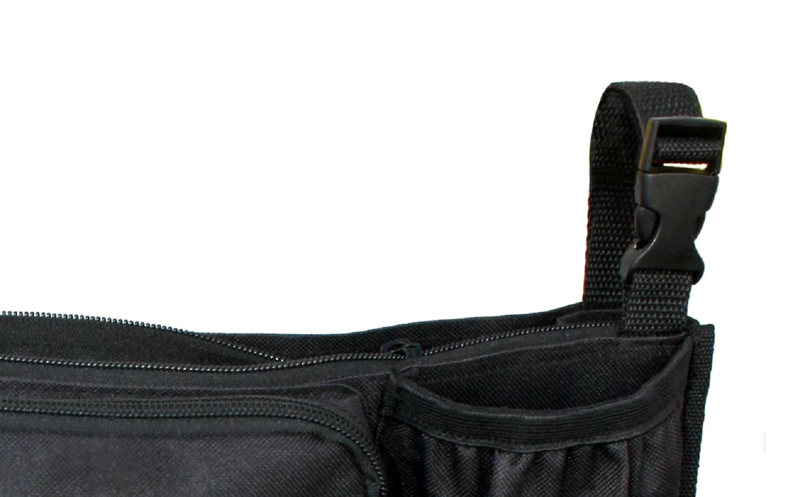 Cups 'N Cargo Universal Stroller Organizer and Storage with Mesh Compartment, Black. Adult Use.