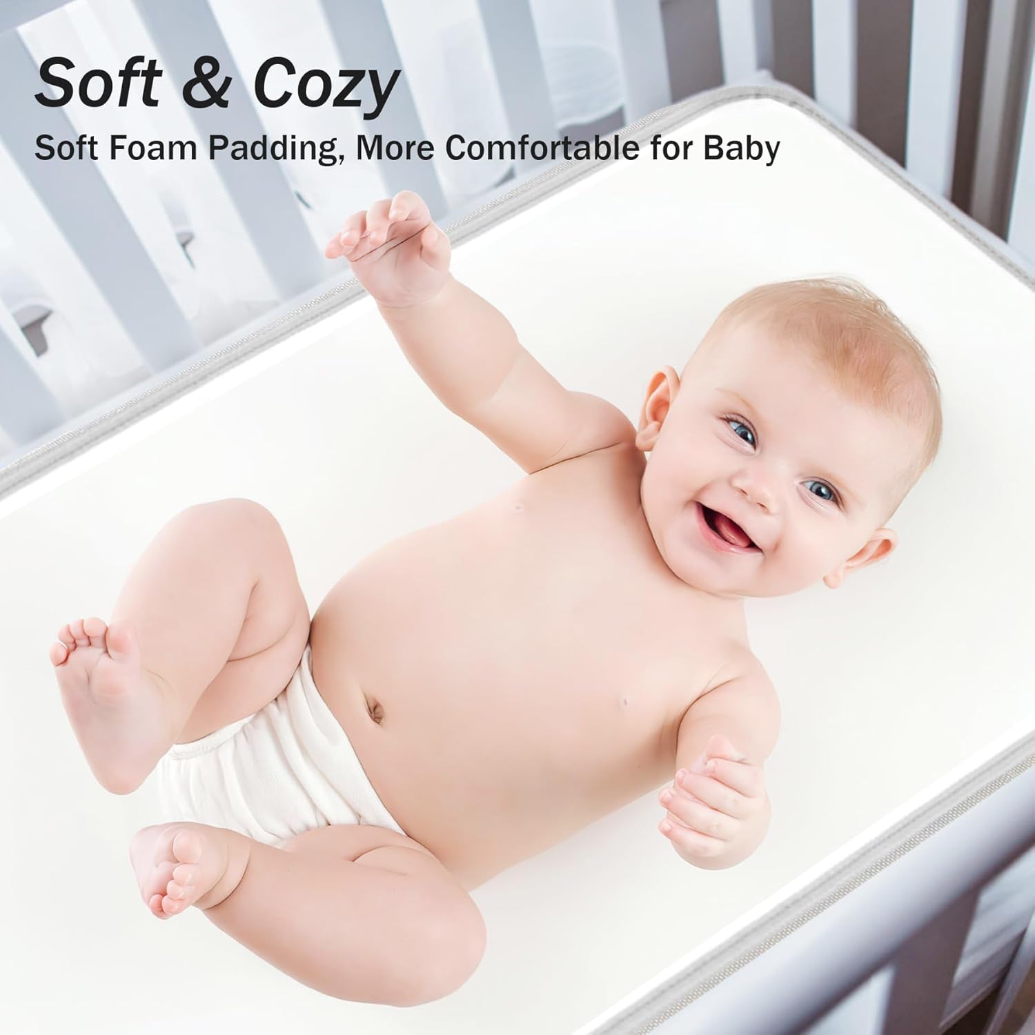 Portable Changing Pad for Baby - Waterproof Diaper Changing Pad - Compact Baby Changing Pad- Travel Diaper Changing Mat - Foldable Lightweight Changing Mat for Newborn (Pink Leaf)