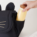 Cat Stroller Organizer Diaper Bag Large Capacity Universal Stroller Bag Travel Bag, Black