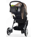 Universal Stroller Organizer - Elevate Your Experience W/ Insulated Cup Holders, Diaper Storage, Secure Straps, Detachable Bag, Pockets for Phone, Keys, Toys. Smart Parenting