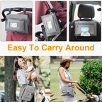 Changing Pad, Travel Portable Changing Mat with Shoulder Strap, Shower Gifts for Baby