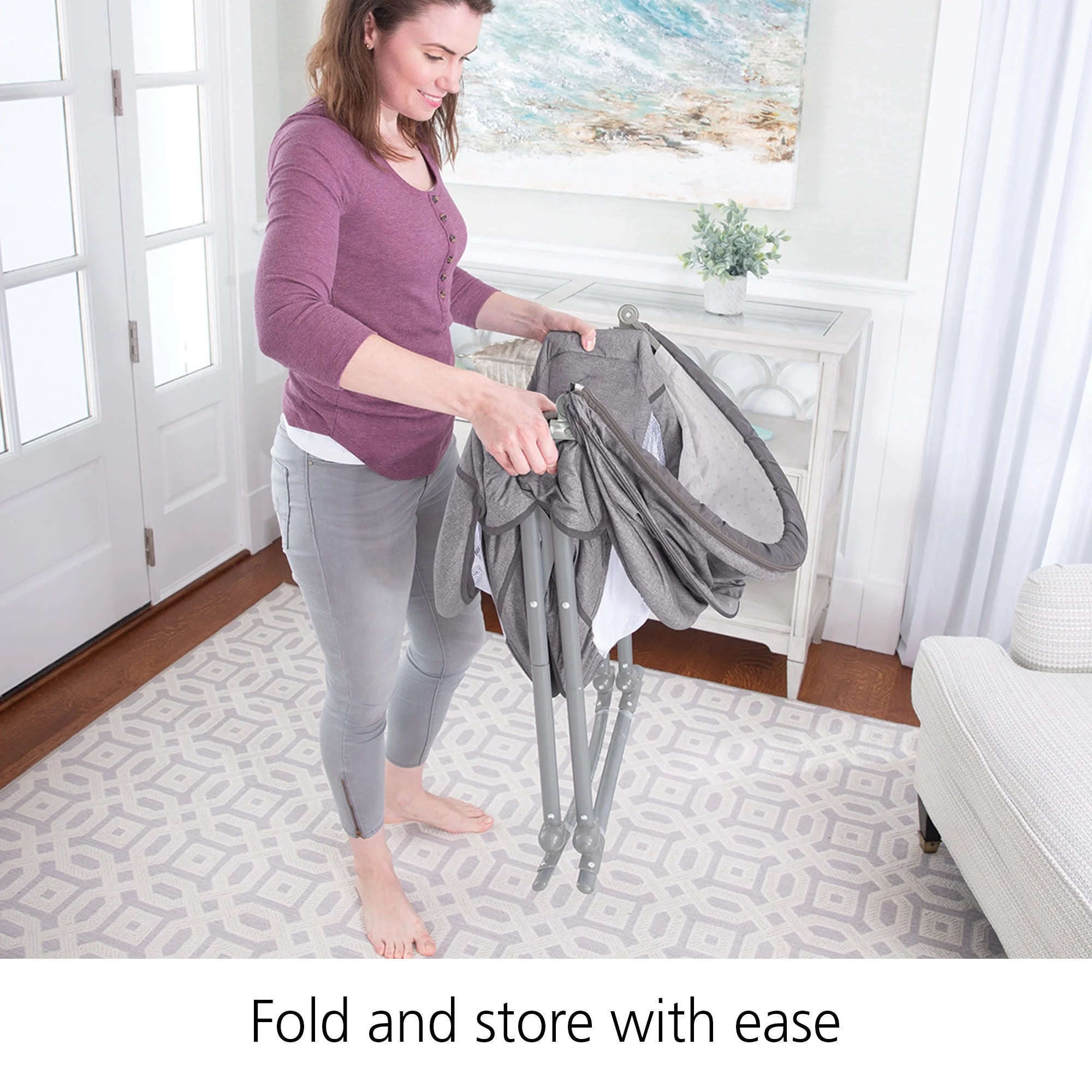 Nap and Go Rocking Baby Bassinet, Star Gazer, Infant