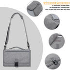 Changing Pad, Travel Portable Changing Mat with Shoulder Strap, Shower Gifts for Baby