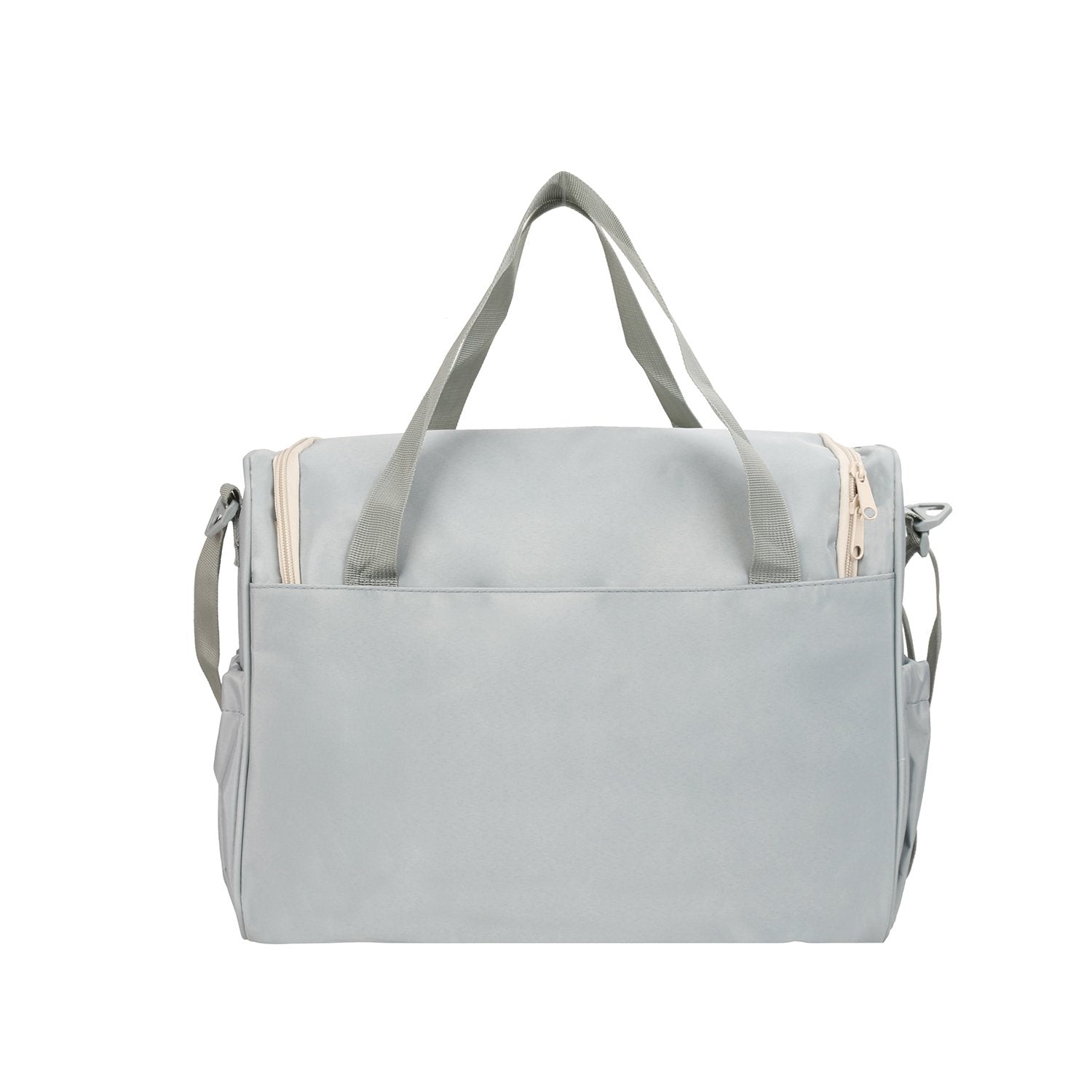 Soho Animals 10-Piece Diaper Tote Bag Set in Gray with Rabbit Design