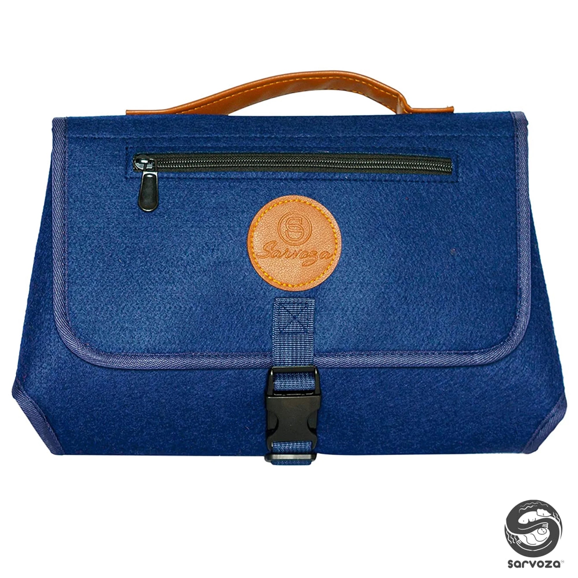 Portable Baby Changing Pad Travel Diaper Bag Mat Newborn Essentials Navy Blue