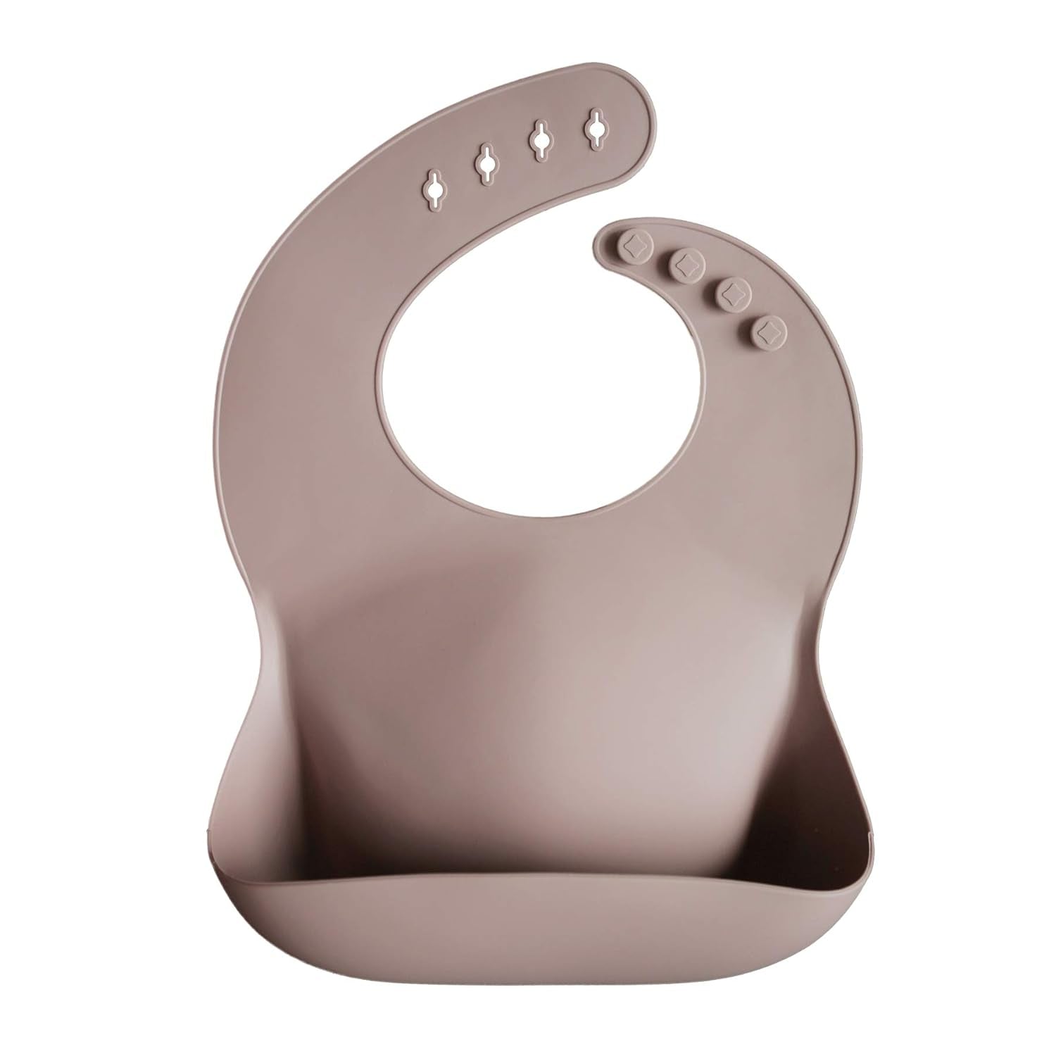 Silicone Baby Bib | Adjustable Fit Waterproof Bibs (Cambridge Blue)
