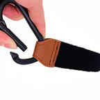 Stroller Hooks Baby Diaper Bag Hook Stroller Organize PU Leather Adjustable Pram Multi-Function Hook Strong Bearing High Quality