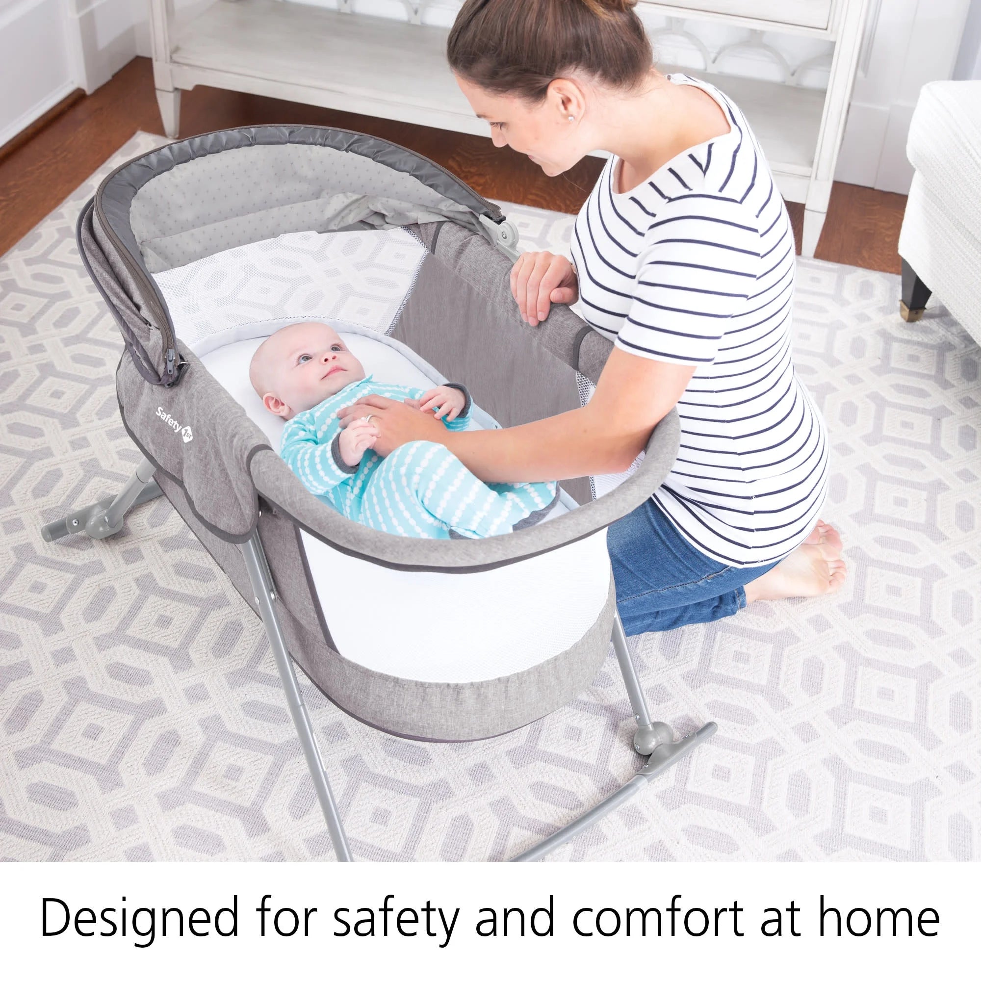Nap and Go Rocking Baby Bassinet, Star Gazer, Infant