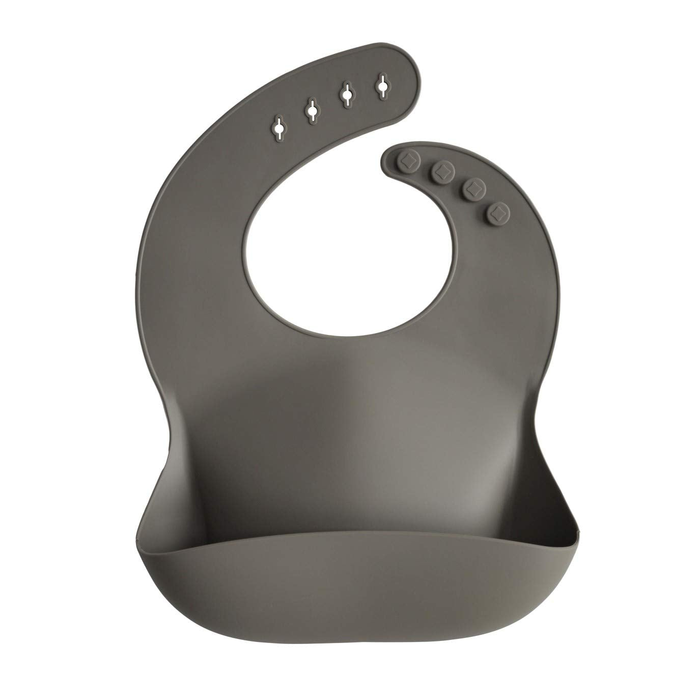Silicone Baby Bib | Adjustable Fit Waterproof Bibs (Cambridge Blue)