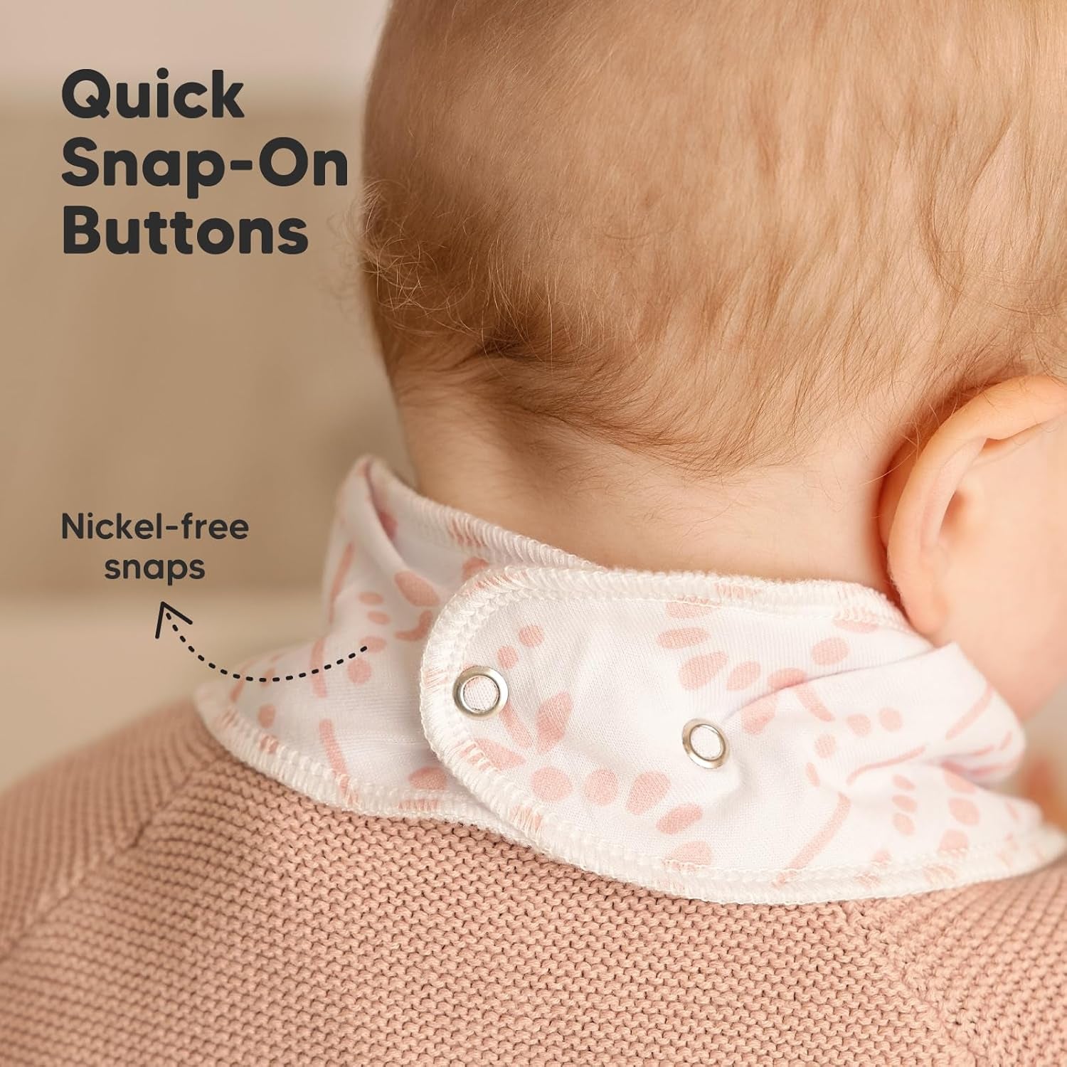 8-Pack Organic Baby Bandana Bibs for Girls - Super Absorbent Triangle Baby Bibs for Drooling and Teething Infant, 100% Cotton Extra Soft for Newborn, Infant 0-36 Months (Sweet Charm)