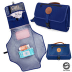 Portable Baby Changing Pad Travel Diaper Bag Mat Newborn Essentials Navy Blue
