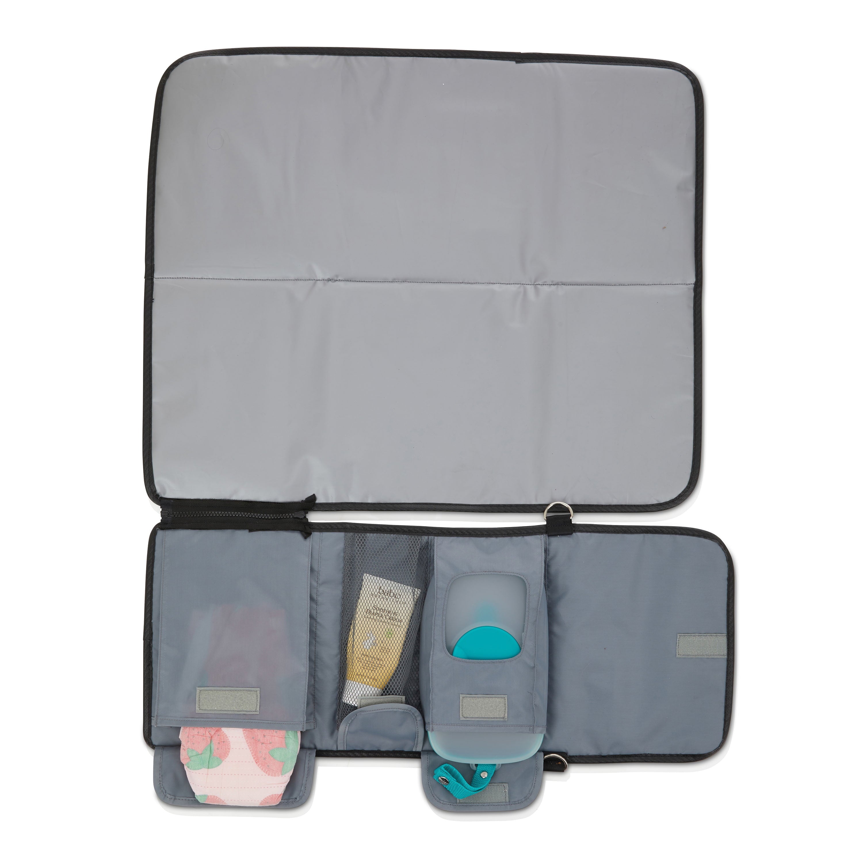 Portable Diaper Changing Station with Strap, Gray, Toddler