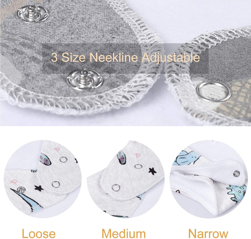 Baby Bandana Drool Bibs Set, Soft Absorbent Bibs for Teething and Drooling - 10 Pack Pattern