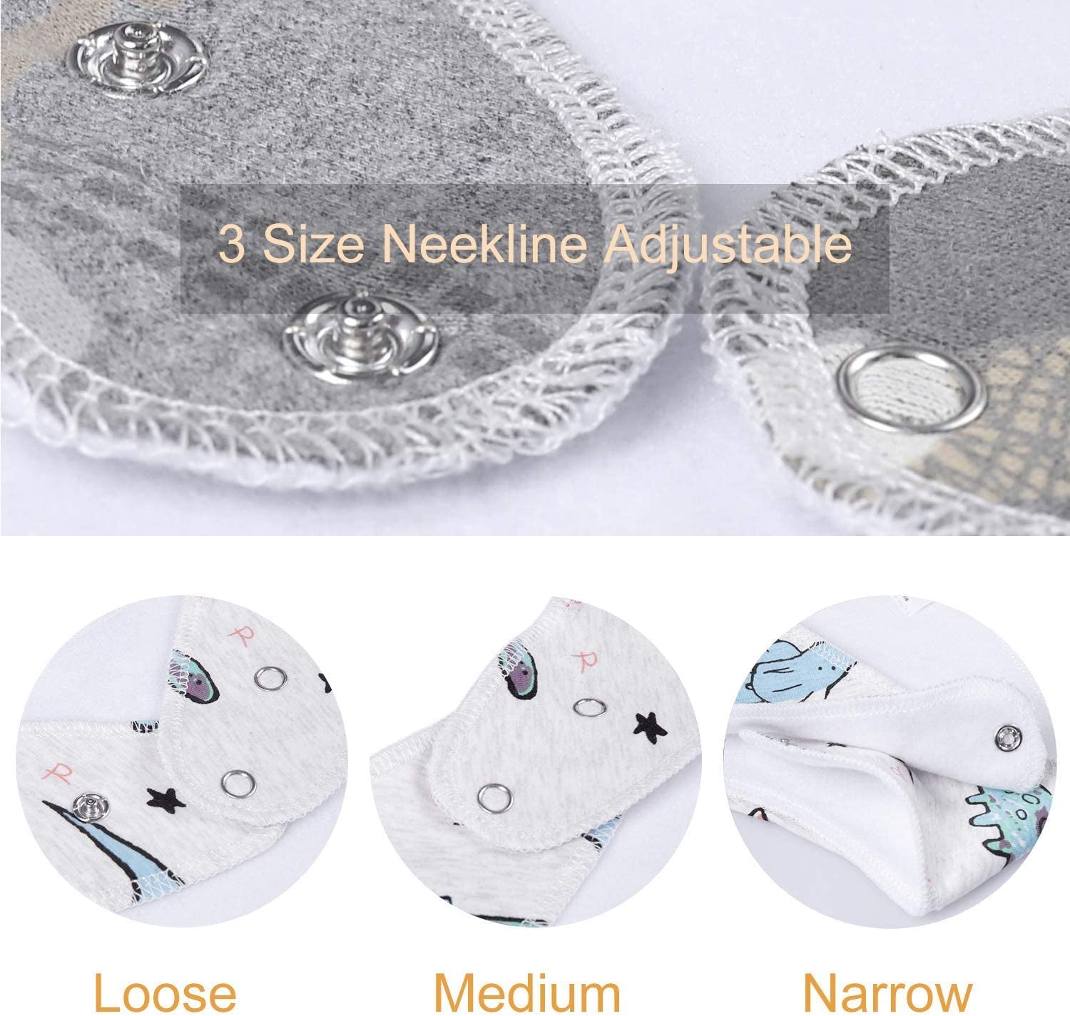 Baby Bandana Drool Bibs Set, Soft Absorbent Bibs for Teething and Drooling - 10 Pack Pattern