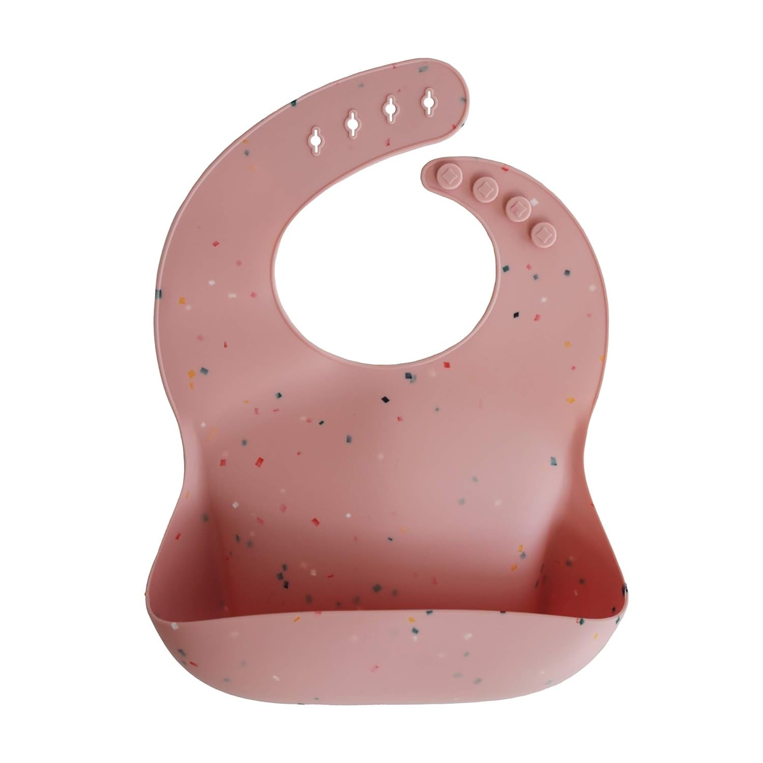 Silicone Baby Bib | Adjustable Fit Waterproof Bibs (Cambridge Blue)