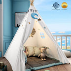 Teepee Play Tent for Kids with Carry Case, Foldable Girls Playhouse